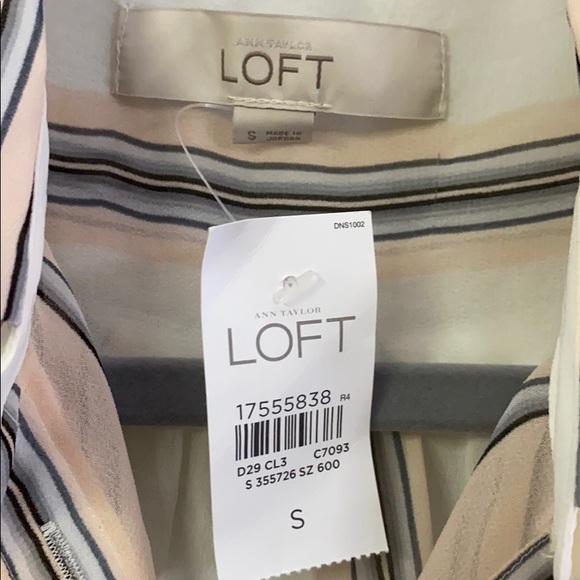 Ann Taylor Loft Sheer Button Down Shirt - Picture 5 of 6